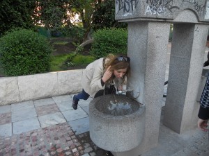 Şifalı olduğu söylenen çeşme...