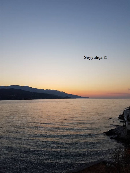 Samos'ta Gün Batımı...